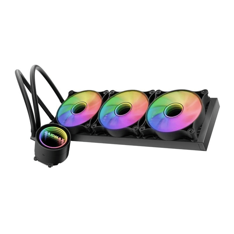Raidmax Infinita 360mm ARGB Liquid CPU Cooler - Black LS360BK ARGB