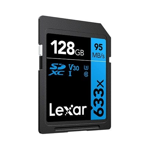 Lexar BLUE Series PRO 633x 128GB SDXC Memory Card LSD128CB633