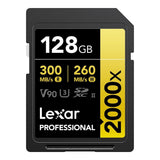 Lexar 2000x SD Professional 128GB SDXC Memory Card LSD2000128G-BNNNG