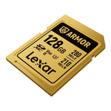 Lexar ARMOR GOLD 128GB SDXC Memory Card LSDAMGL128G-RNNNG