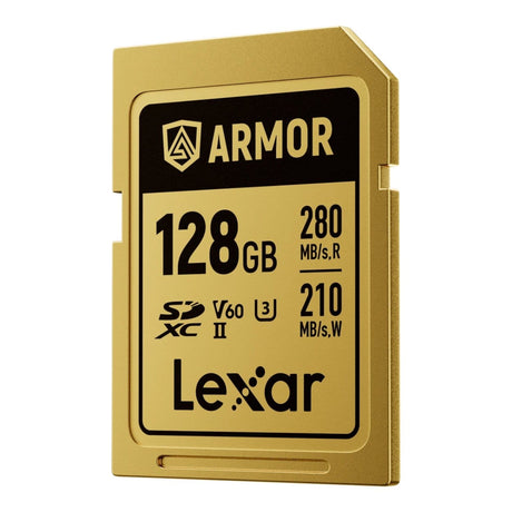 Lexar ARMOR GOLD 128GB SDXC Memory Card LSDAMGL128G-RNNNG