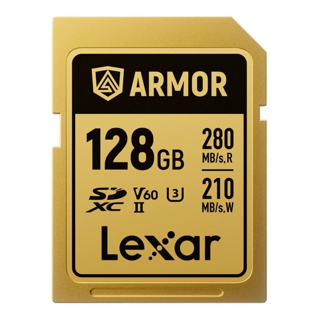 Lexar ARMOR GOLD 128GB SDXC Memory Card LSDAMGL128G-RNNNG