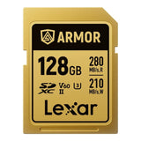 Lexar ARMOR GOLD 128GB SDXC Memory Card LSDAMGL128G-RNNNG