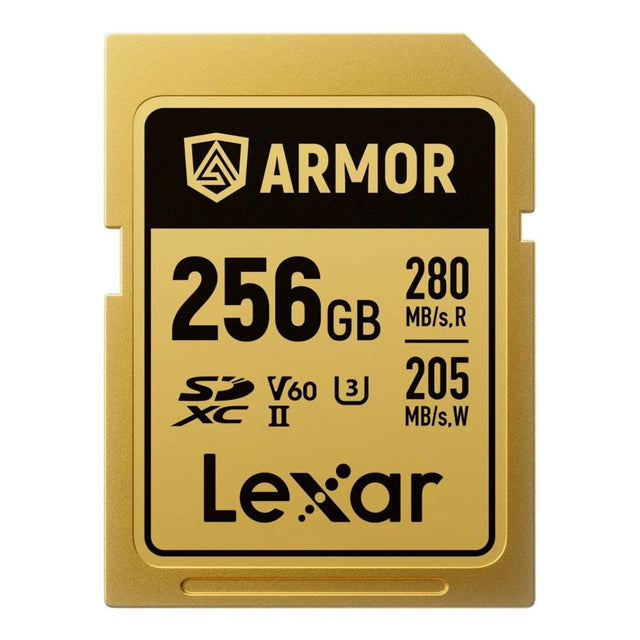 Lexar ARMOR GOLD 256GB SDXC Memory Card LSDAMGL256G-RNNNG