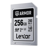 Lexar ARMOR SILVER PRO 256GB SDXC Memory Card LSDAMSP256G-RNNNG