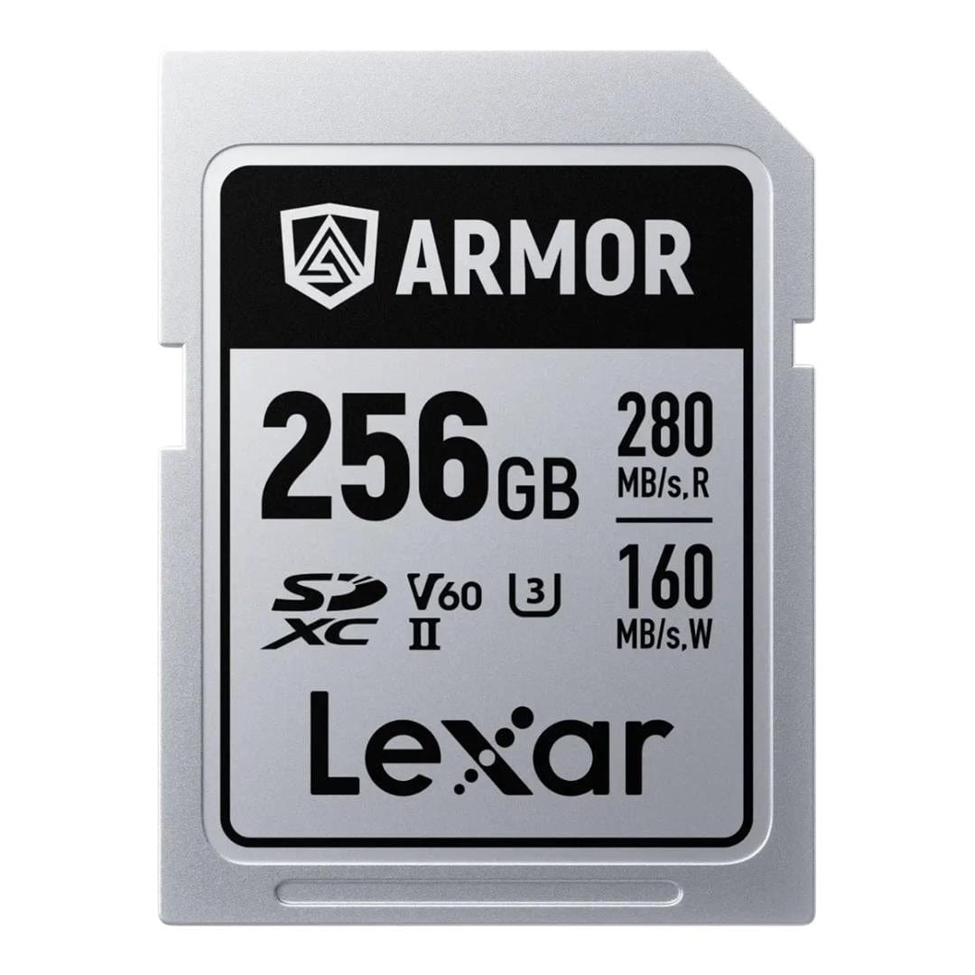 Lexar ARMOR SILVER PRO 256GB SDXC Memory Card LSDAMSP256G-RNNNG