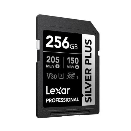 Lexar Professional SILVER PLUS 256GB SDXC Memory Card LSDSIPL256G-BNNNG