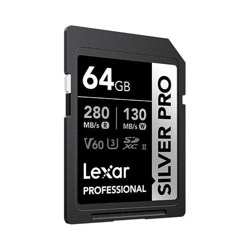 Lexar Professional SILVER PRO 64GB SDXC Memory Card LSDSIPR064G-BNNNG
