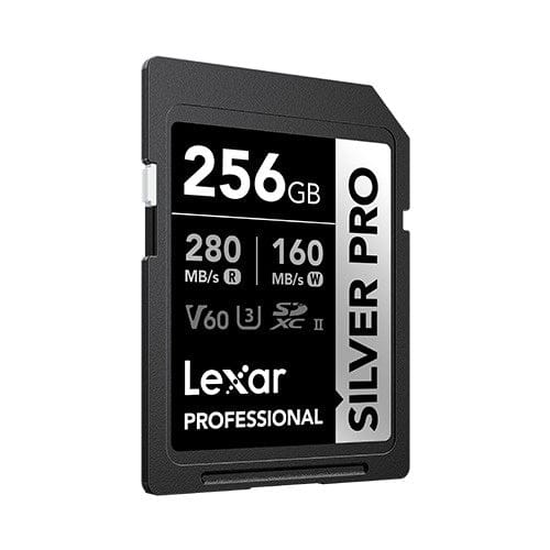 Lexar Professional SILVER PRO 256GB SDXC Memory Card LSDSIPR256G-BNNNG