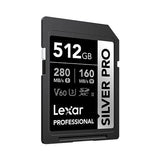 Lexar Professional SILVER PRO 512GB SDXC Memory Card LSDSIPR512G-BNNNG