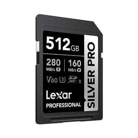 Lexar Professional SILVER PRO 512GB SDXC Memory Card LSDSIPR512G-BNNNG
