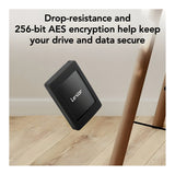 Lexar SL500 2TB USB Type-C 3.2 Gen 2x2 Black External SSD