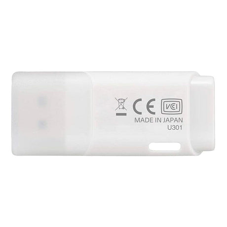 Kioxia U301 TransMemory 32GB Type-A USB Flash Drive White LU301W032GG4