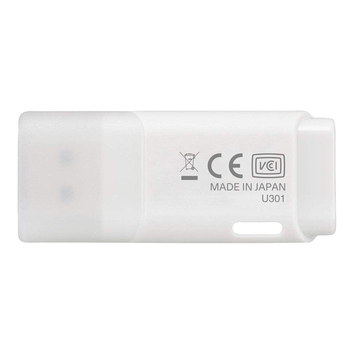 Kioxia TransMemory U301 64GB Type-A Flash Drive White LU301W064GG4