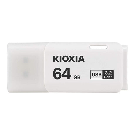 Kioxia TransMemory U301 64GB Type-A Flash Drive White LU301W064GG4