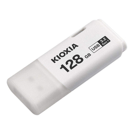 Kioxia TransMemory U301 128GB Type-A Flash Drive White LU301W128GG4