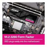 Kioxia Exceria Pro G2 1TB M.2 PCIe 5.0 NVMe BiCS FLASH TLC Internal SSD LVE10Z1T02G8