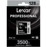 Lexar 128GB Professional 3500x CFast 2.0 Memory Card LXCFAST3500P128