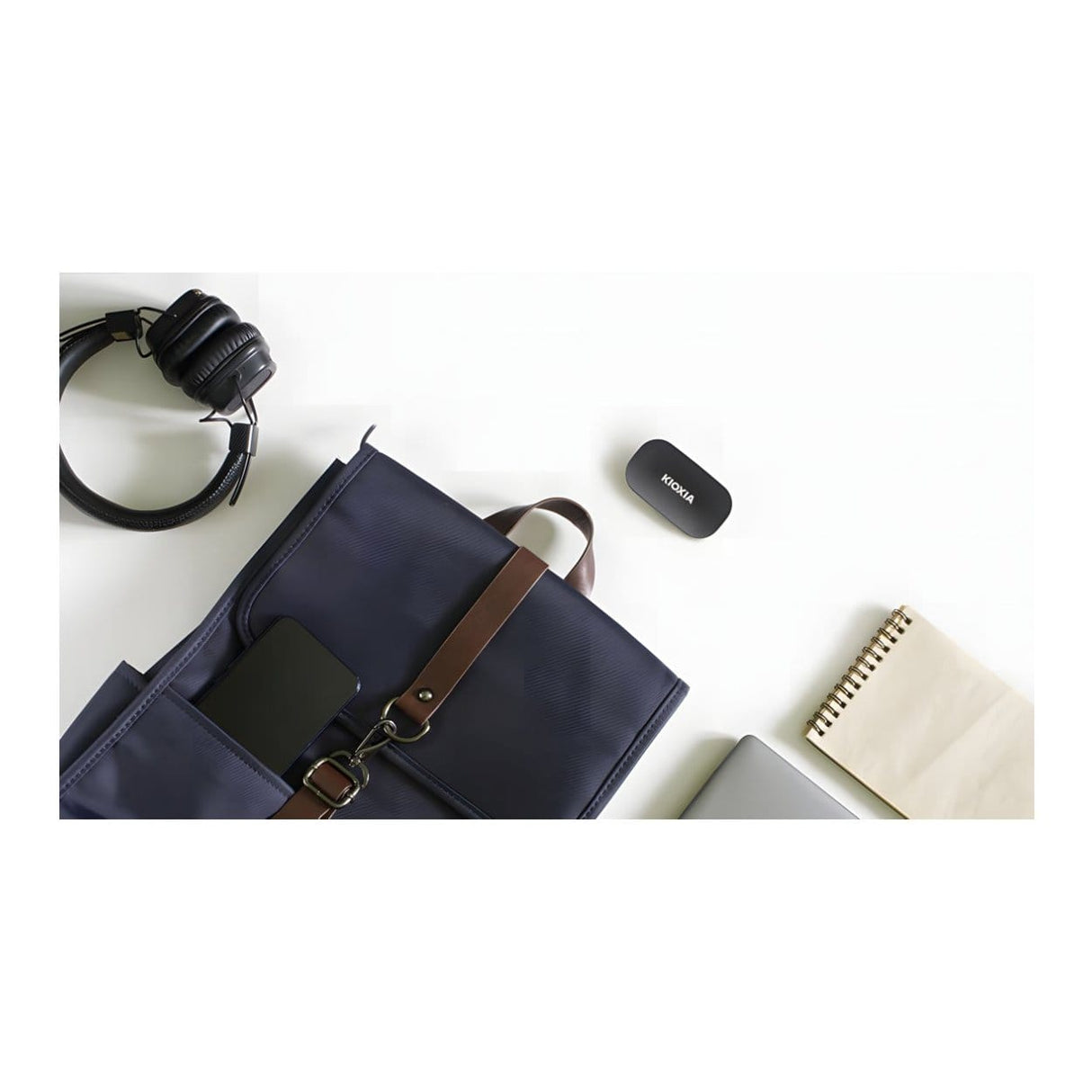 Kioxia Exceria Plus G2 500GB USB-C Black External SSD LXD20K500GG8