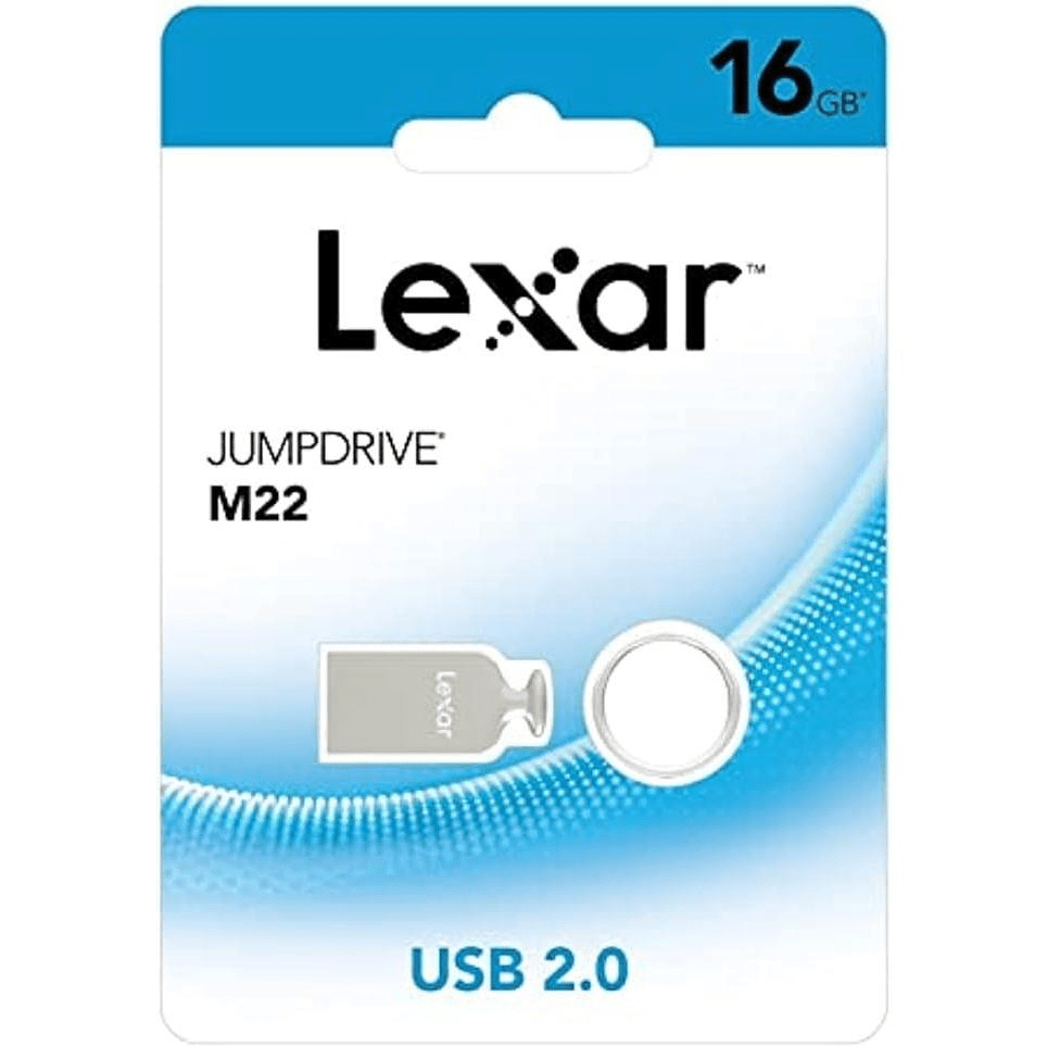 Lexar JumpDrive M22 16GB USB 2.0 Flash Drive LXJDM2216
