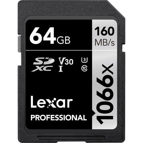 Lexar Professional SD PRO 64GB Memory Card LXSD1066P64
