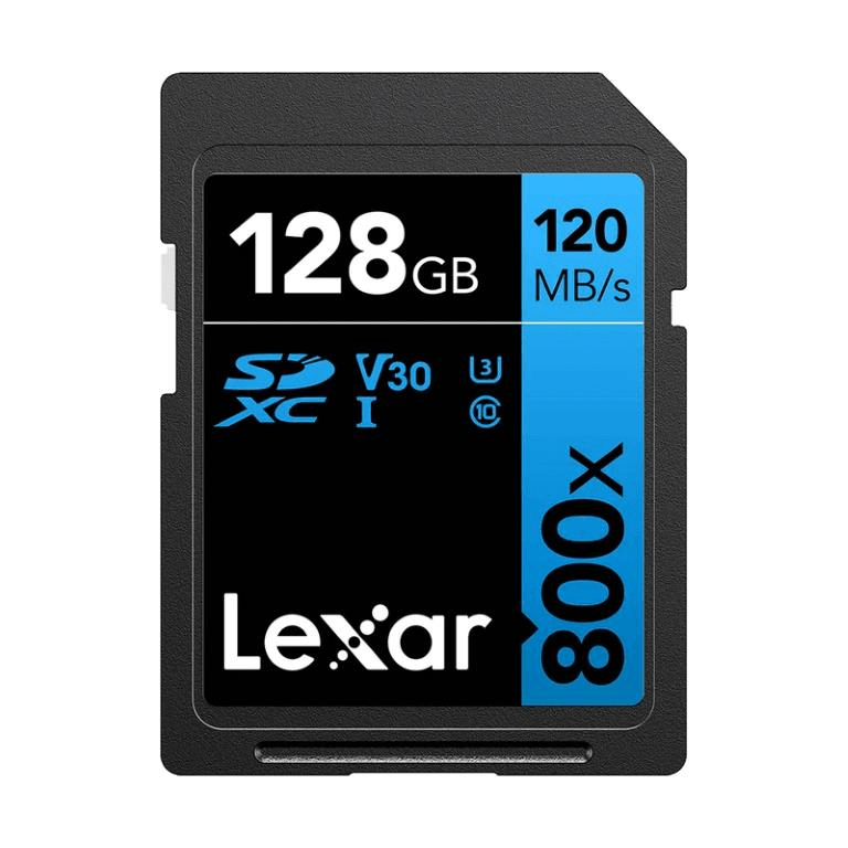 Lexar SD Professional 128GB 800x SDXC Memory Card LXSD800P128