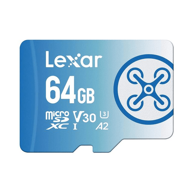 Lexar Fly High-Performance 64GB microSDXC UHS-I Memory Card LXSDMFLYX064G