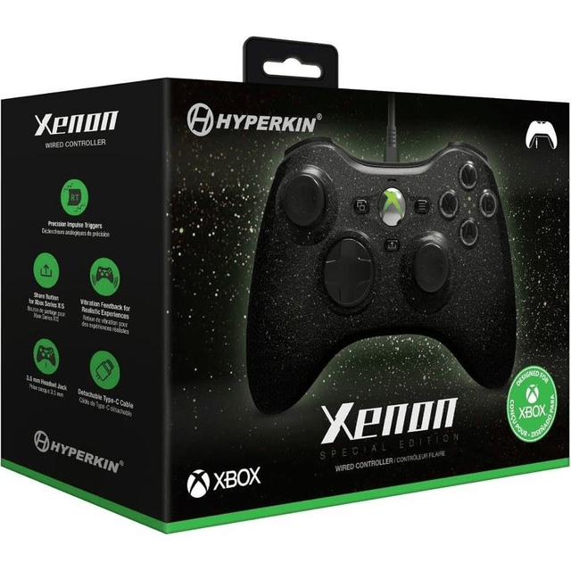 Hyperkin Xenon Wired Xbox Controller - Cosmic Night M01368-CN