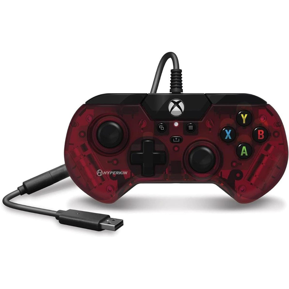 Xbox 1 Ruby Hyperkin X91 Retro Wired Xbox Controller - Ruby Red M02628-RR – FirstShop