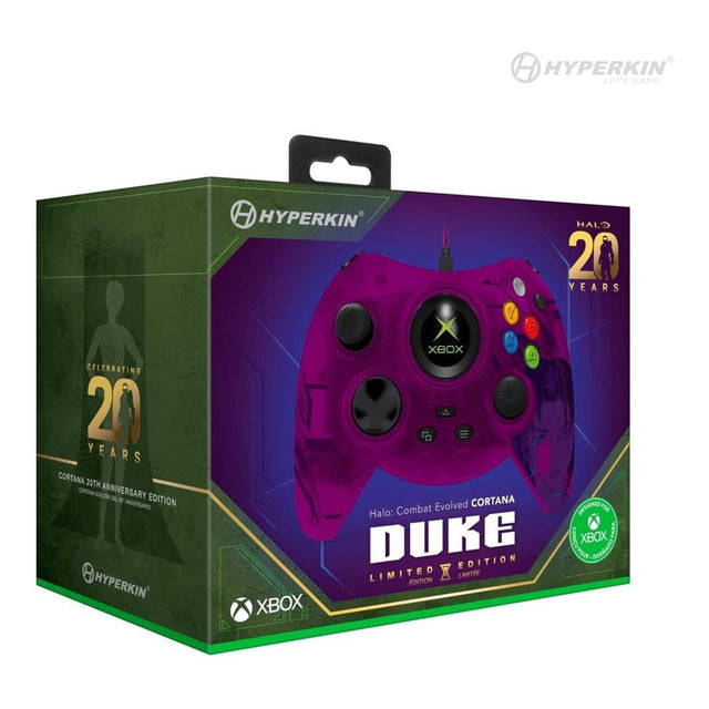 Hyperkin Cortana Xbox 20th Anniversary Limited Edition Duke Wired Controller M02668-COR