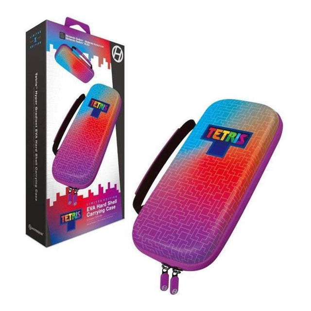 Hyperkin Limited Edition Official Tetris EVA Hard Shell Carrying Case Hyper Gradient M07541-TEHG