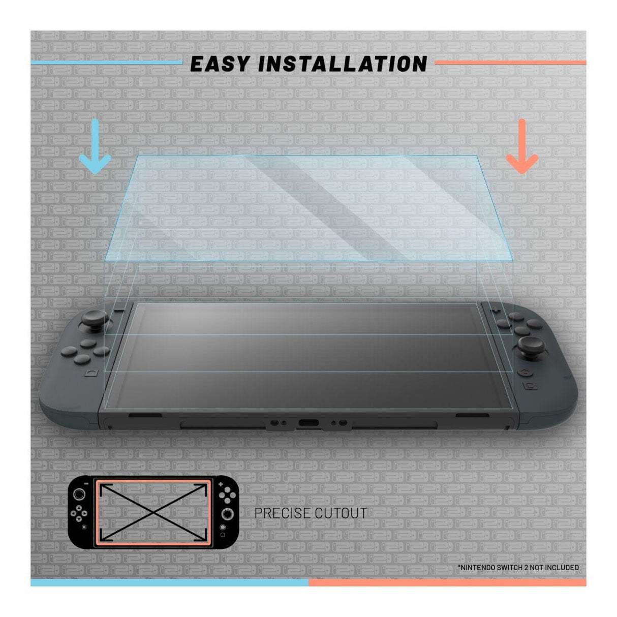 Hyperkin Tempered Glass Screen Protector for Nintendo Switch 2 - 2-pack M07712