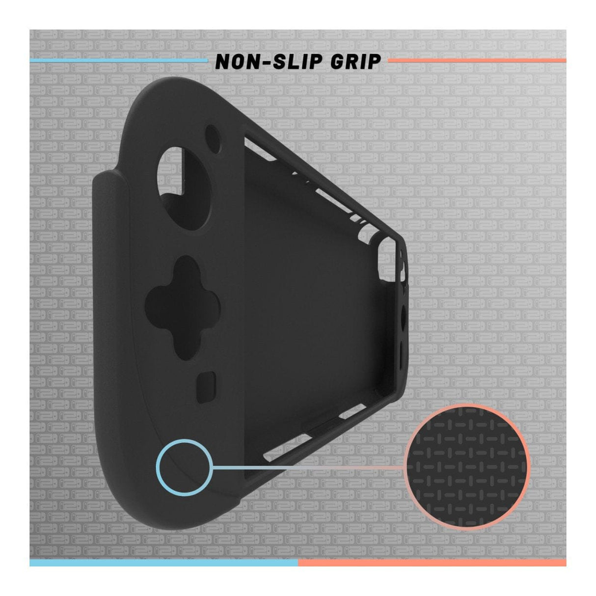 Hyperkin GelShell Silicone Protective Case for Nintendo Switch 2 Black M07714-BK