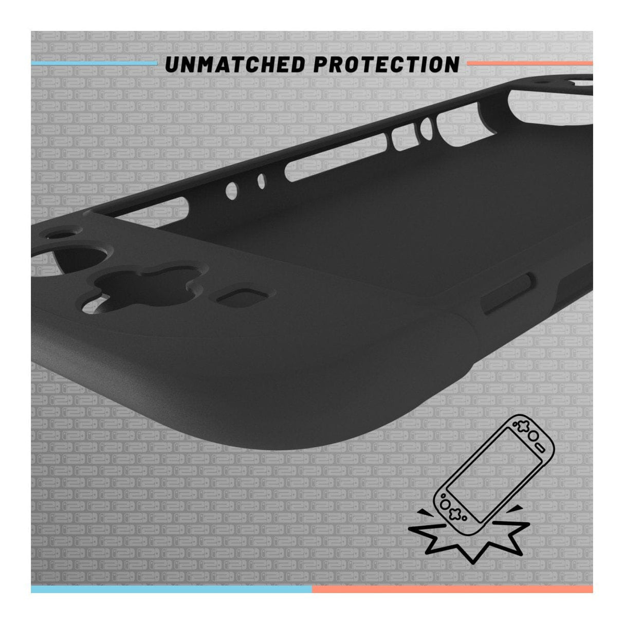 Hyperkin GelShell Silicone Protective Case for Nintendo Switch 2 Black M07714-BK