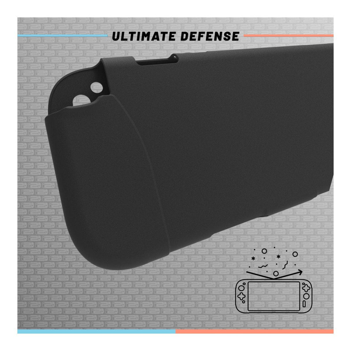 Hyperkin GelShell Silicone Protective Case for Nintendo Switch 2 Black M07714-BK