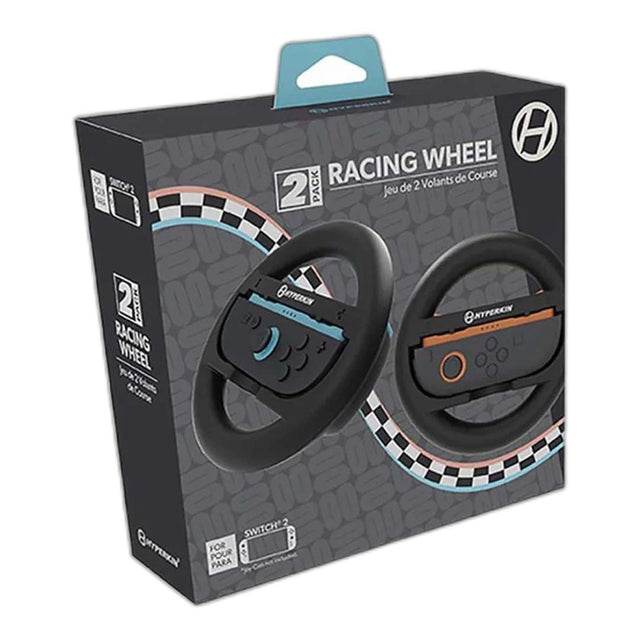 Hyperkin Racing Wheel Set for Joy-Cons 2 Controller 2-pack M07716