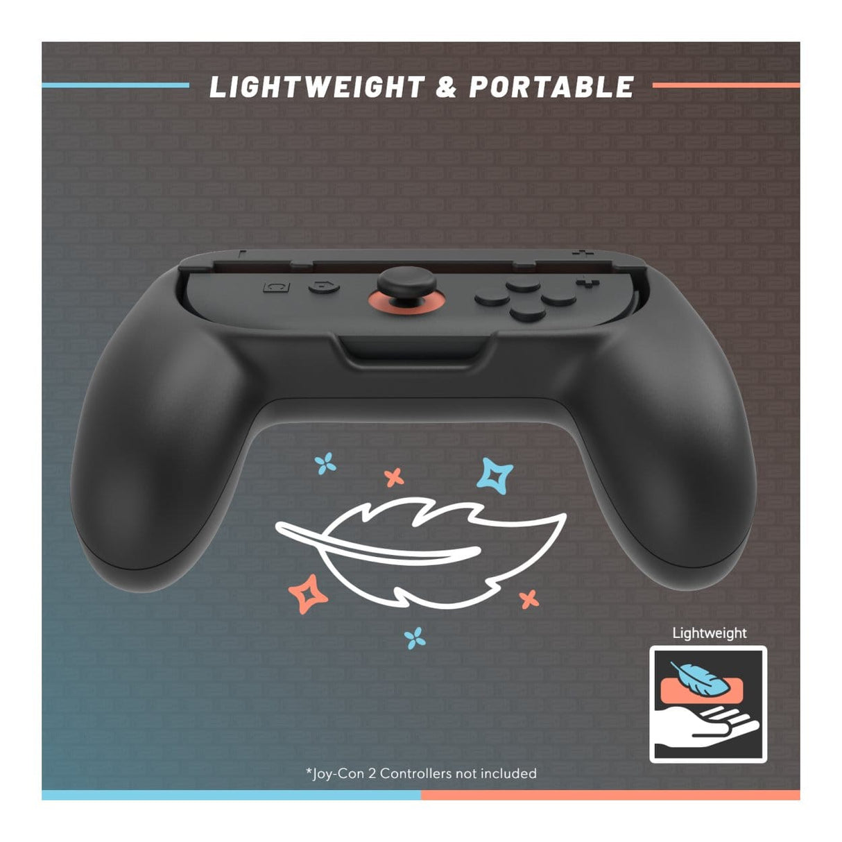 Hyperkin Pro Handle Attachment Set for Joy-Cons 2 Controller 2-pack M07717