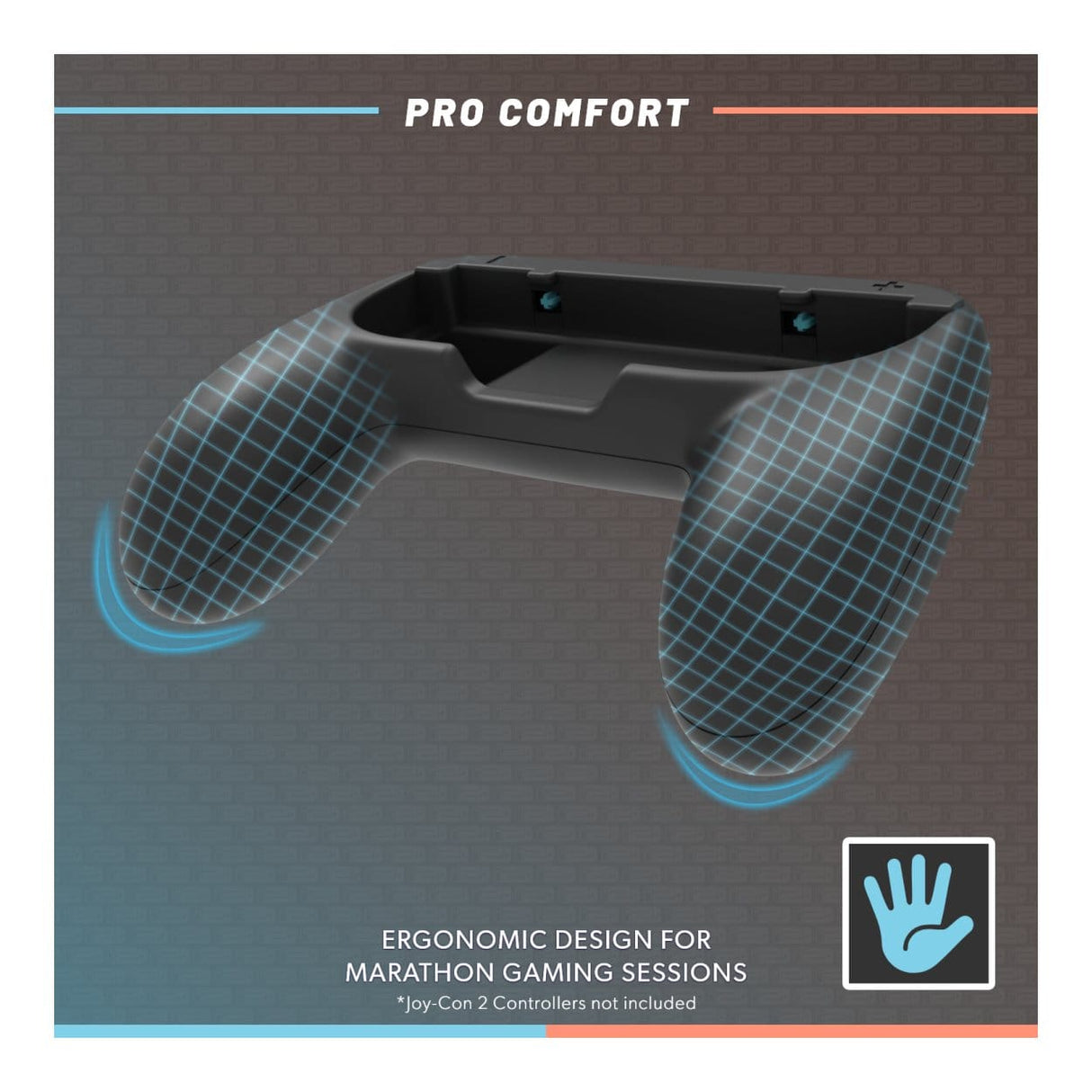 Hyperkin Pro Handle Attachment Set for Joy-Cons 2 Controller 2-pack M07717