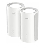 Cudy M11000 Tri-band 2.4GHz 5GHz 6GHz Wi-Fi 7 Mesh System White 2-pack