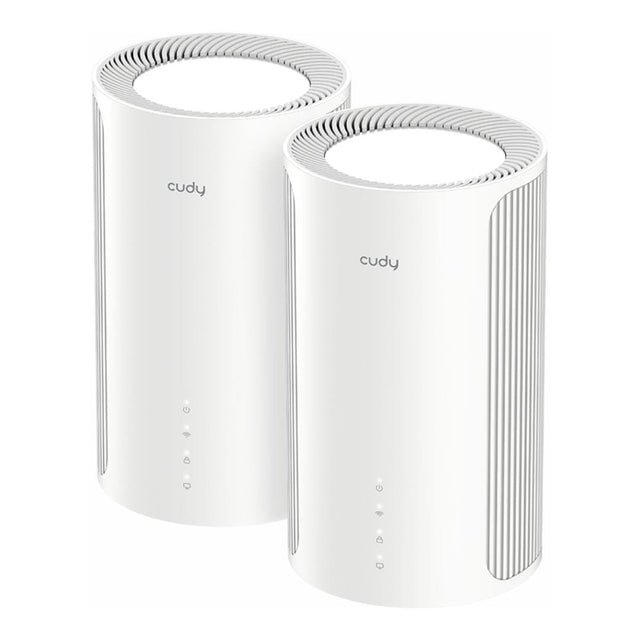 Cudy M11000 Tri-band 2.4GHz 5GHz 6GHz Wi-Fi 7 Mesh System White 2-pack