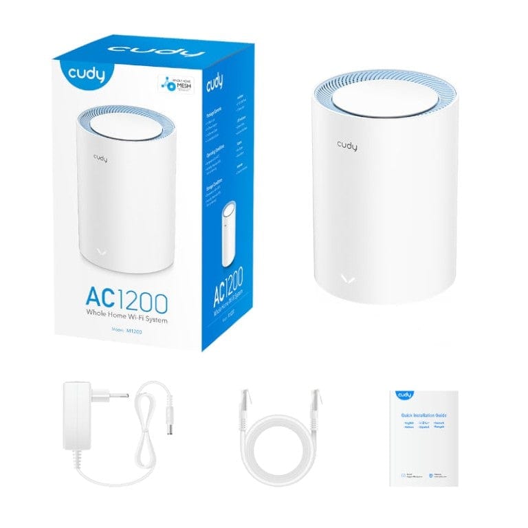 Cudy M1200 AC1200 Whole Home Mesh Wi-Fi System 1-pack