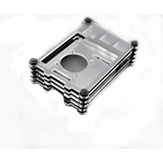 Tuff-Luv Raspberry Pi 4B Acrylic Cover Black M1318