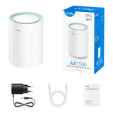 Cudy M1500 AX1500 Gigabit Whole Home Mesh Wi-Fi 6 System