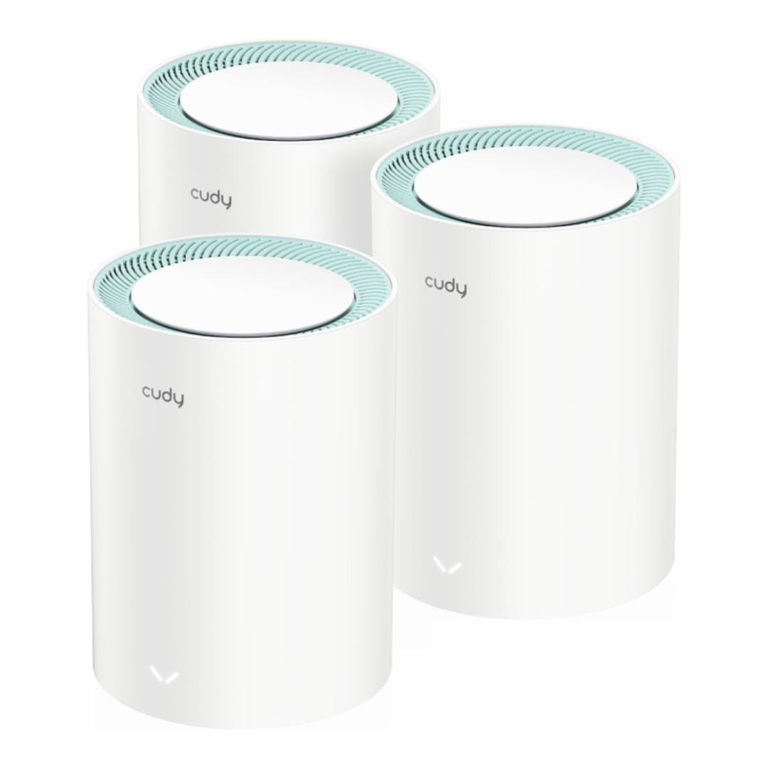 Cudy M1500 AX1500 Gigabit Whole Home Mesh Wi-Fi 6 System 3-pack