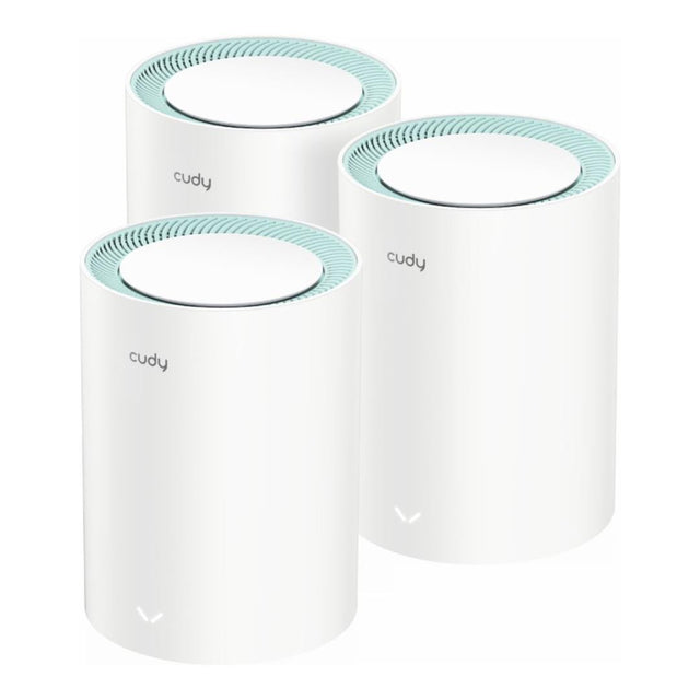 Cudy M1500 AX1500 Gigabit Whole Home Mesh Wi-Fi 6 System 3-pack