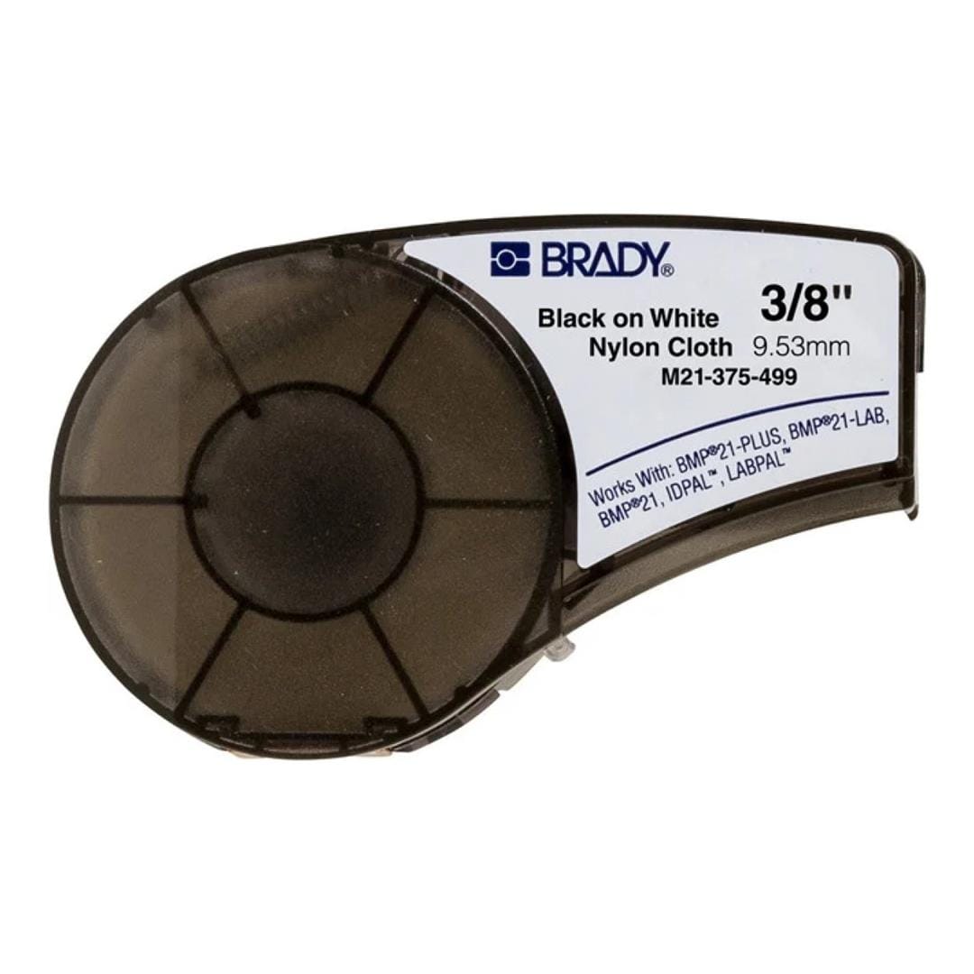 Brady M21 Black on White Vinyl Label Tape M21-375-499-WT-BK