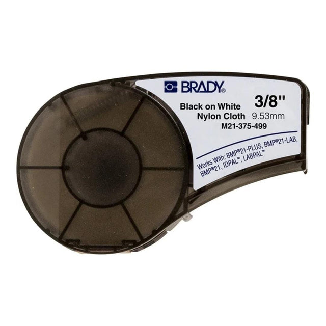 Brady M21 Black on White Vinyl Label Tape M21-375-499-WT-BK