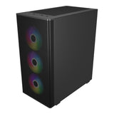 FSP M220-BA Mid-Tower ATX Gaming PC Case Black