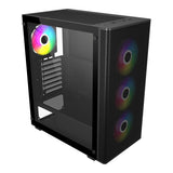 FSP M220-BA Mid-Tower ATX Gaming PC Case Black