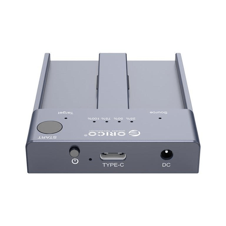 Orico M.2 NVMe 2-bay SSD Duplicator M2P2-C3-C-EU-GY-BP